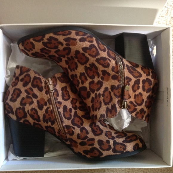 Style & Co. Shoes - Leopard style and co booties